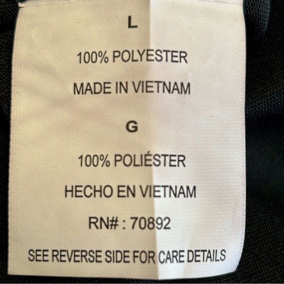 Alive Magnetics Sz L Rich Black Top Yoga Active Wear NWT - Picture 7 of 7